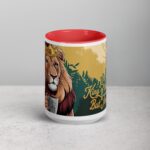 King of the Jungle But Coffee First Lion Mug - Image 10