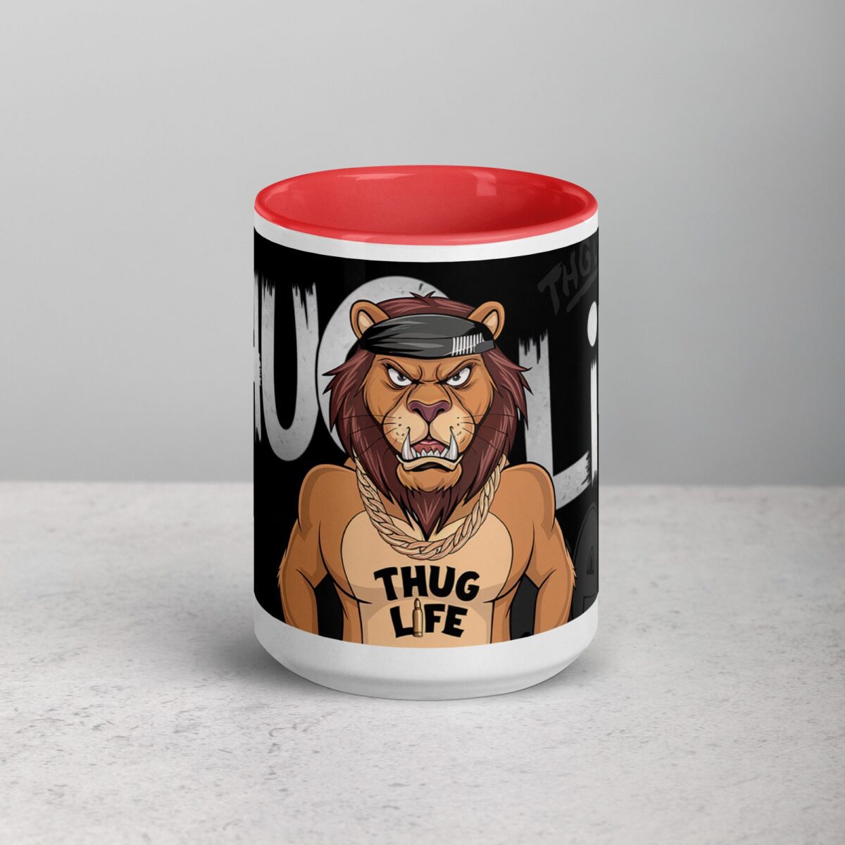 Thug Life Lion Coffee Mug & Tea Cup - Image 10