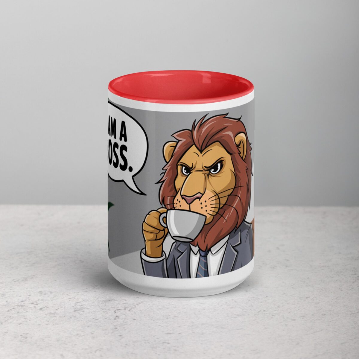 I am a Boss Lion Coffee Mug & Tea Cup - Image 10