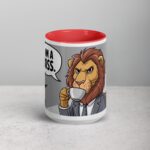 I am a Boss Lion Coffee Mug & Tea Cup - Image 10