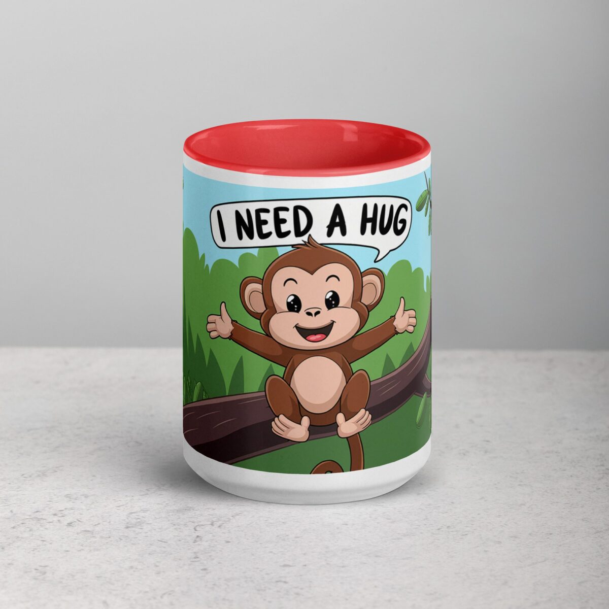 I Need a Hug Monkey Coffee Mug & Tea Cup - Image 10