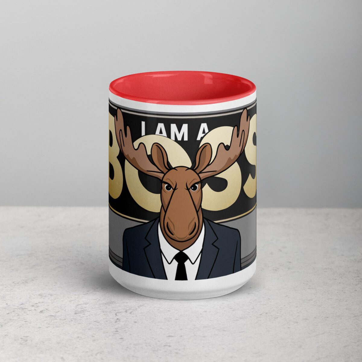 I am a Boss Moose Coffee Mug & Tea Cup - Image 10