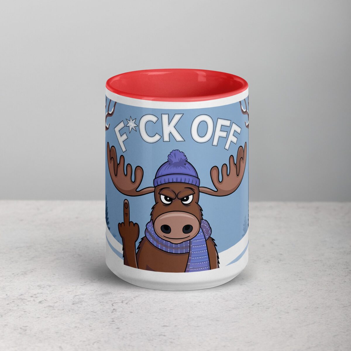 Middle Finger Moose Coffee Mug & Tea Cup - Image 10