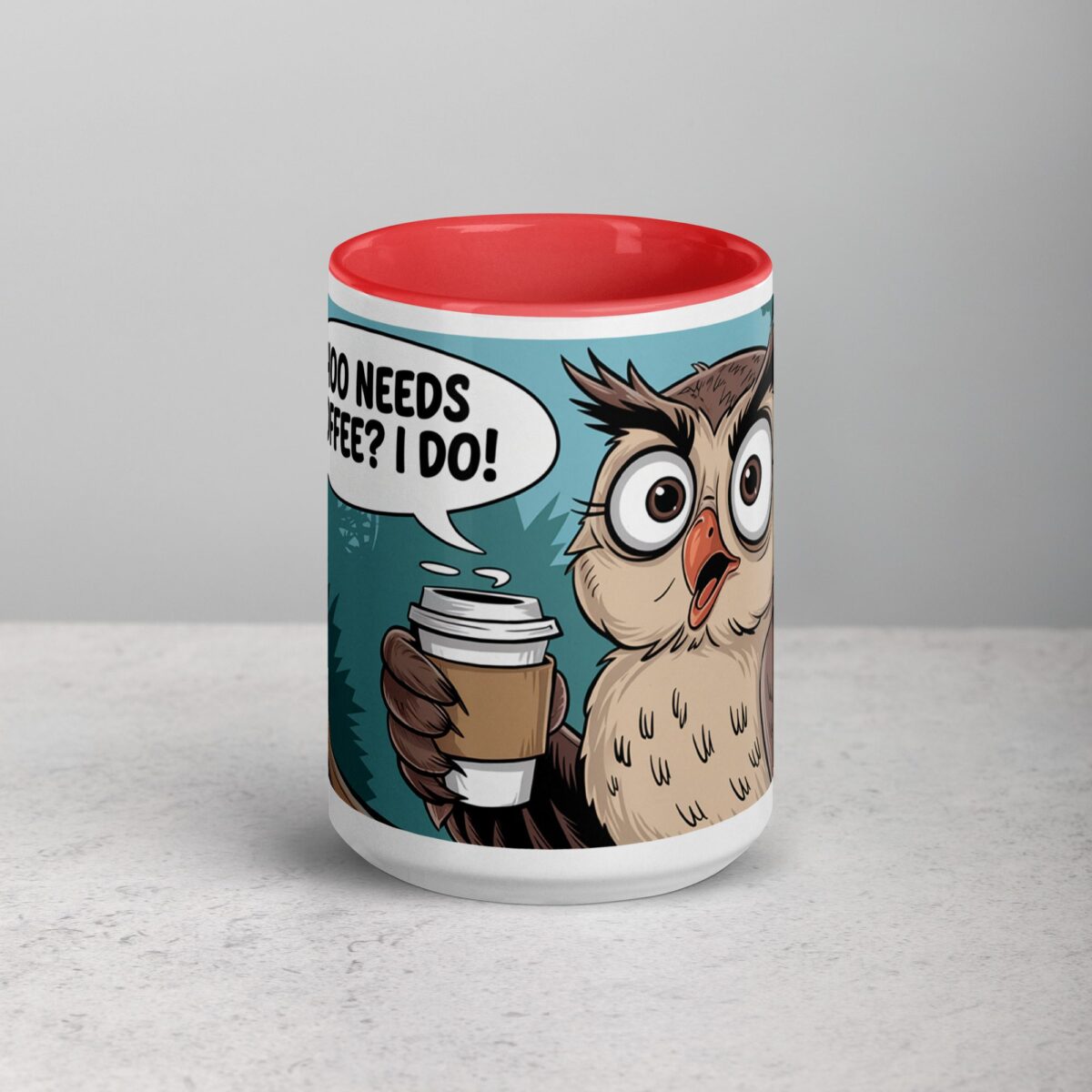 Hoo Needs Coffee? I Do! Owl Mug - Image 10