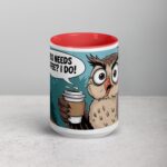 Hoo Needs Coffee? I Do! Owl Mug - Image 10