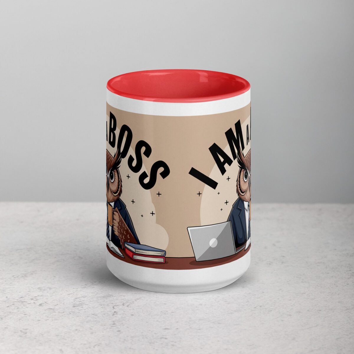 I am a Boss Owl Coffee Mug & Tea Cup - Image 10