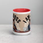 I am a Boss Owl Coffee Mug & Tea Cup - Image 10