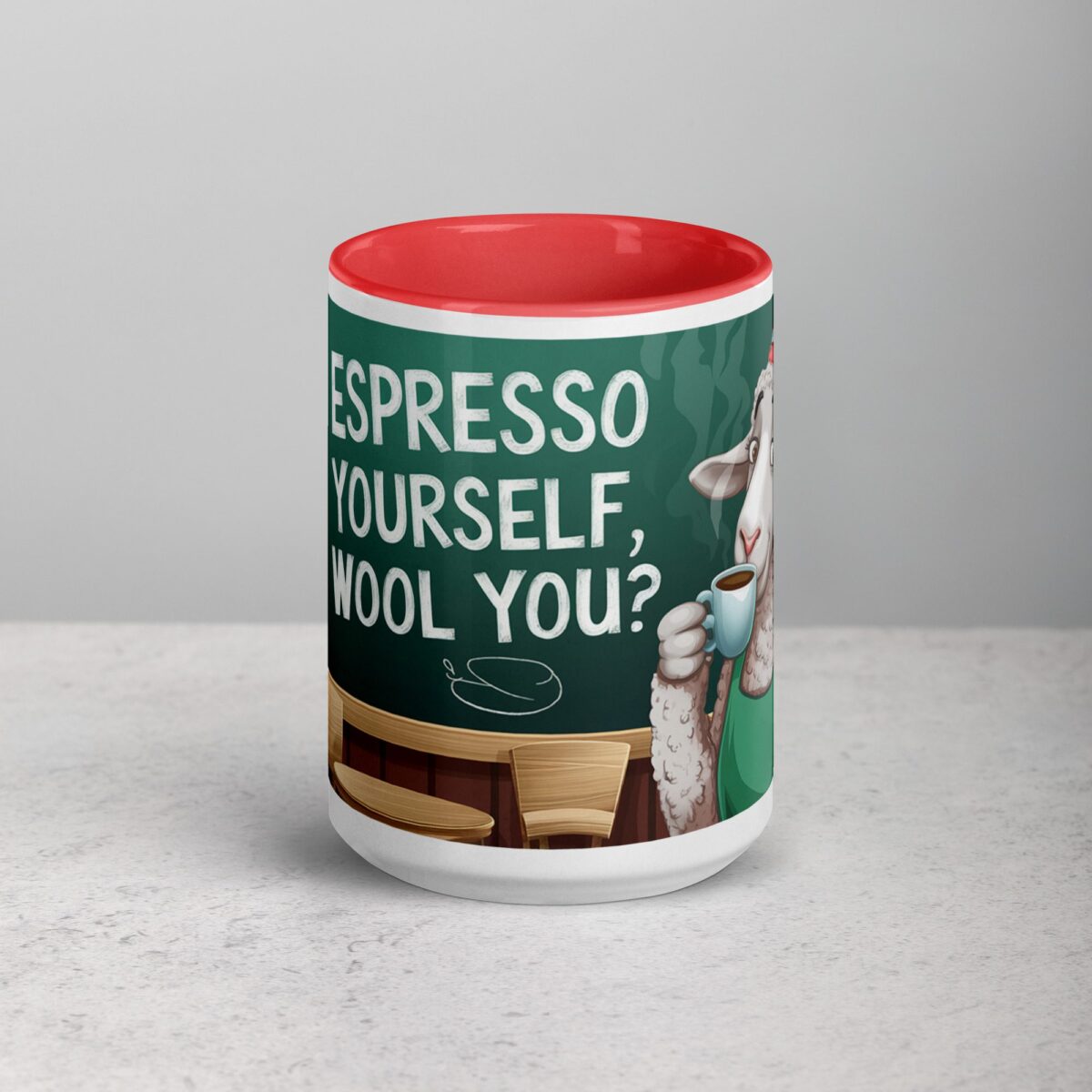 Espresso Yourself, Wool You? Sheep Coffee Mug - Image 10