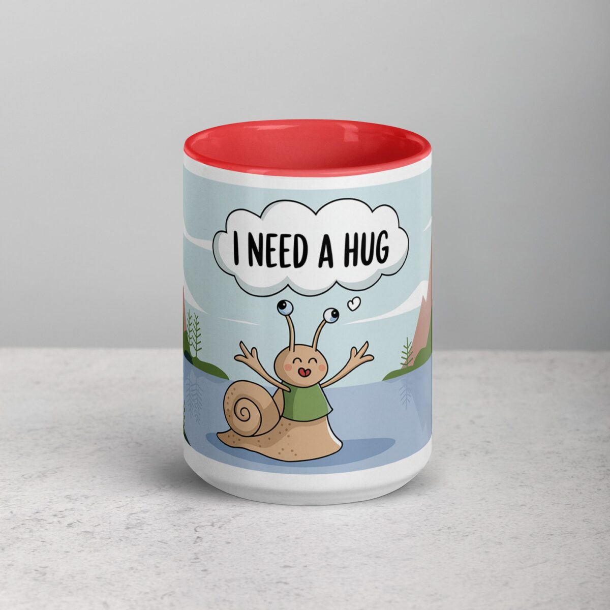 I Need a Hug Snail Coffee Mug & Tea Cup - Image 10