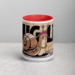 Thug Life Gangster Snail Coffee Mug & Tea Cup - Image 10