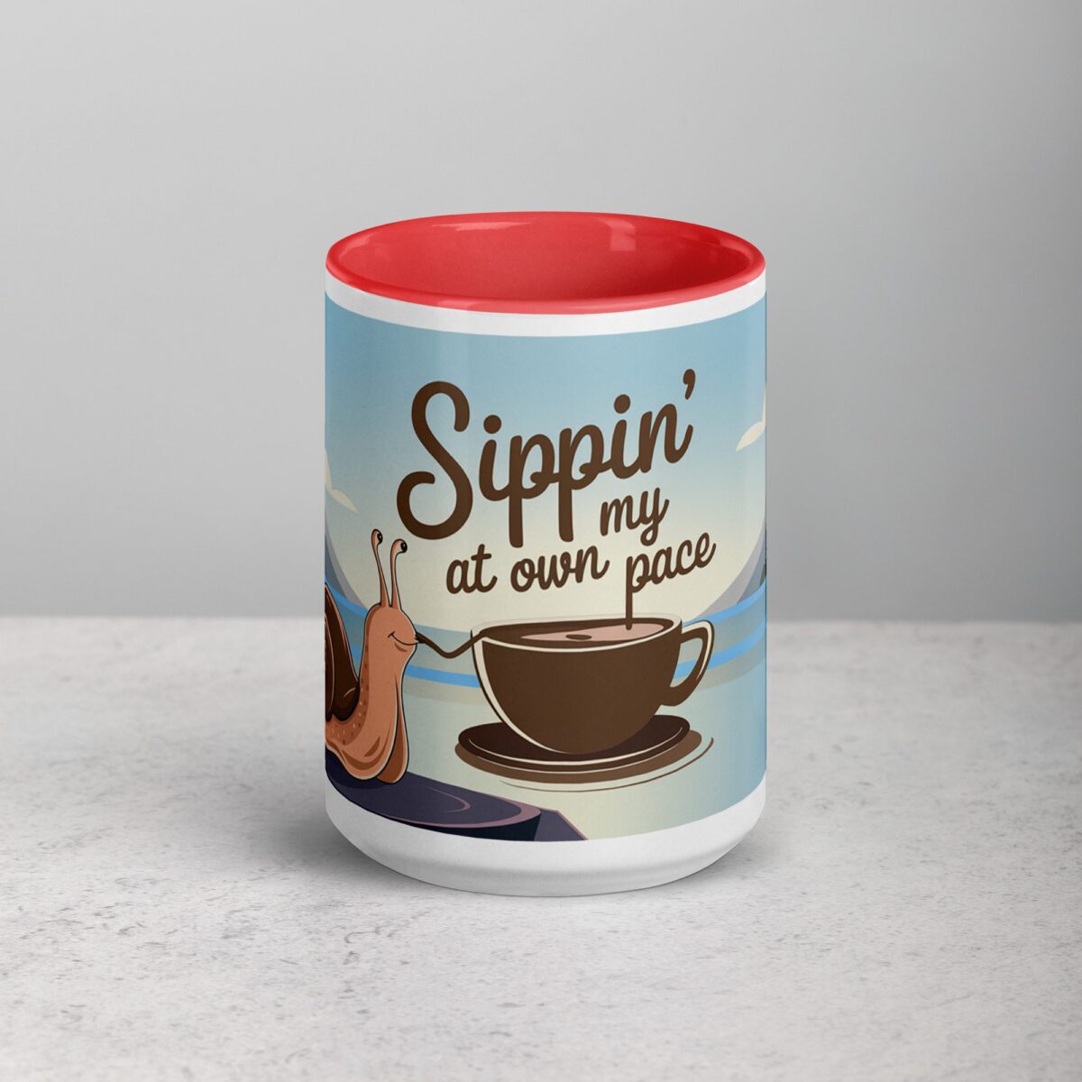 Sippin’ at My Own Pace Snail Coffee Mug - Image 10
