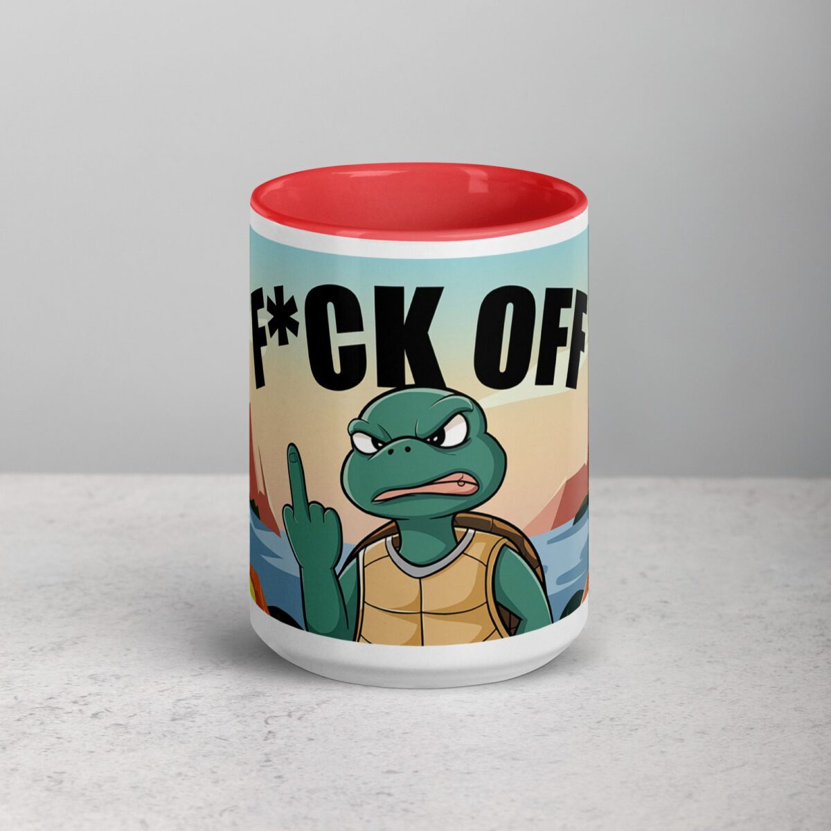 Middle Finger Turtle Coffee Mug & Tea Cup - Image 10