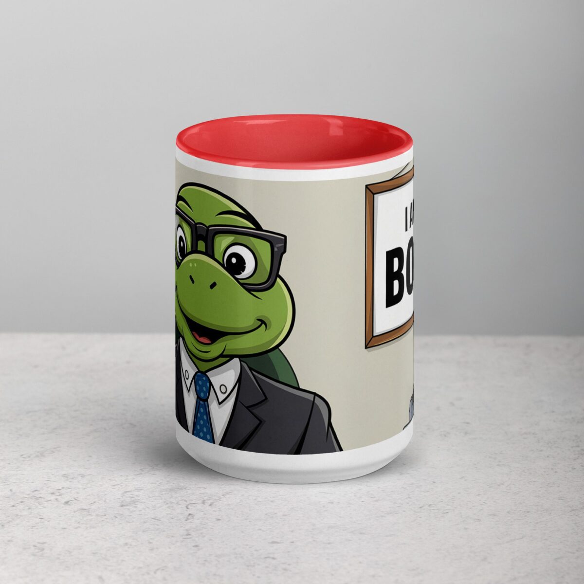 I am a Boss Turtle Coffee Mug & Tea Cup - Image 10