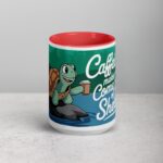 Caffeine Makes Me Come Out of My Shell Turtle Mug - Image 10