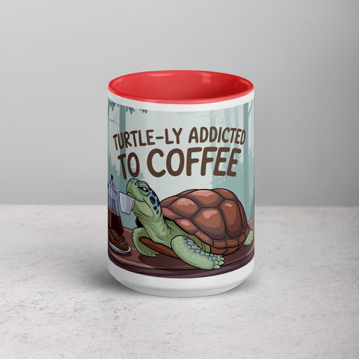 Turtle-ly Addicted to Coffee Mug - Image 10