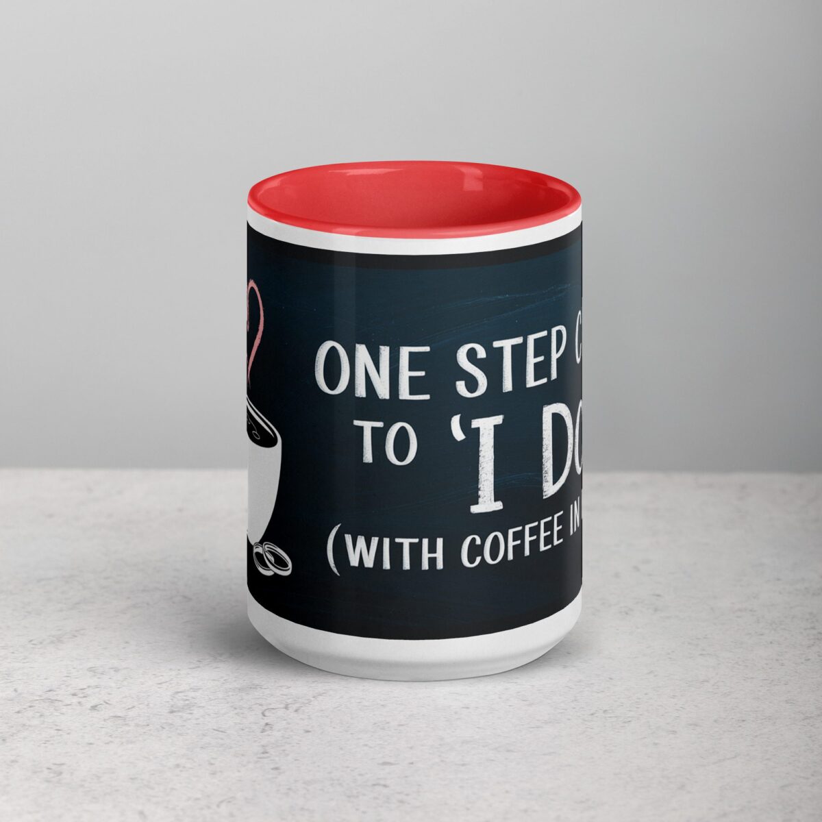 One Step Closer to ‘I Do’ (With Coffee in Hand) Mug - Image 10