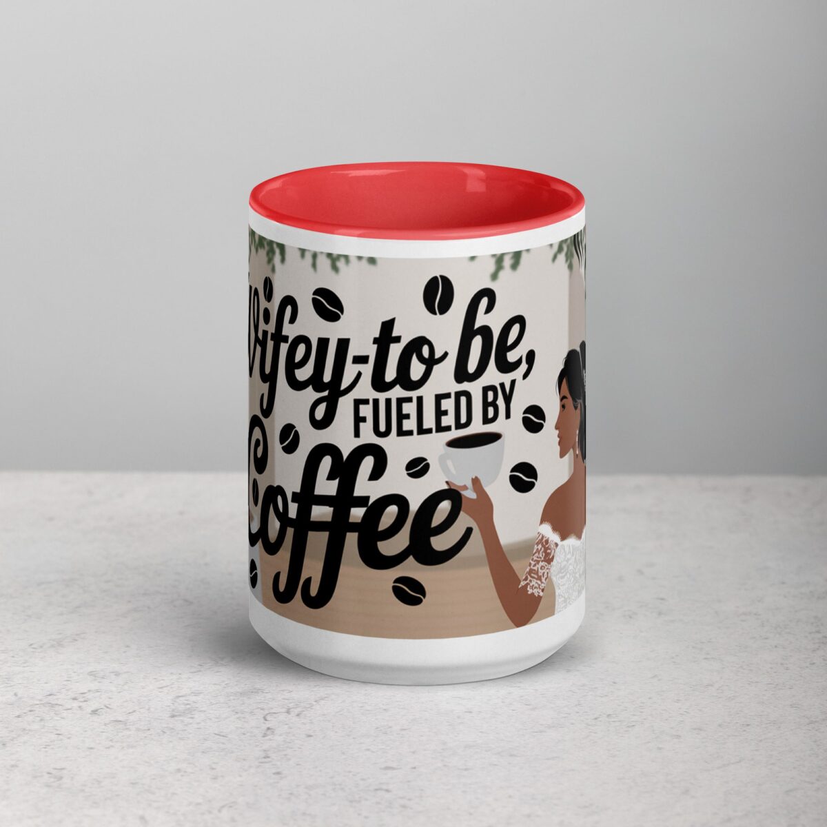 Wifey-to-Be, Fueled by Coffee Mug - Image 10