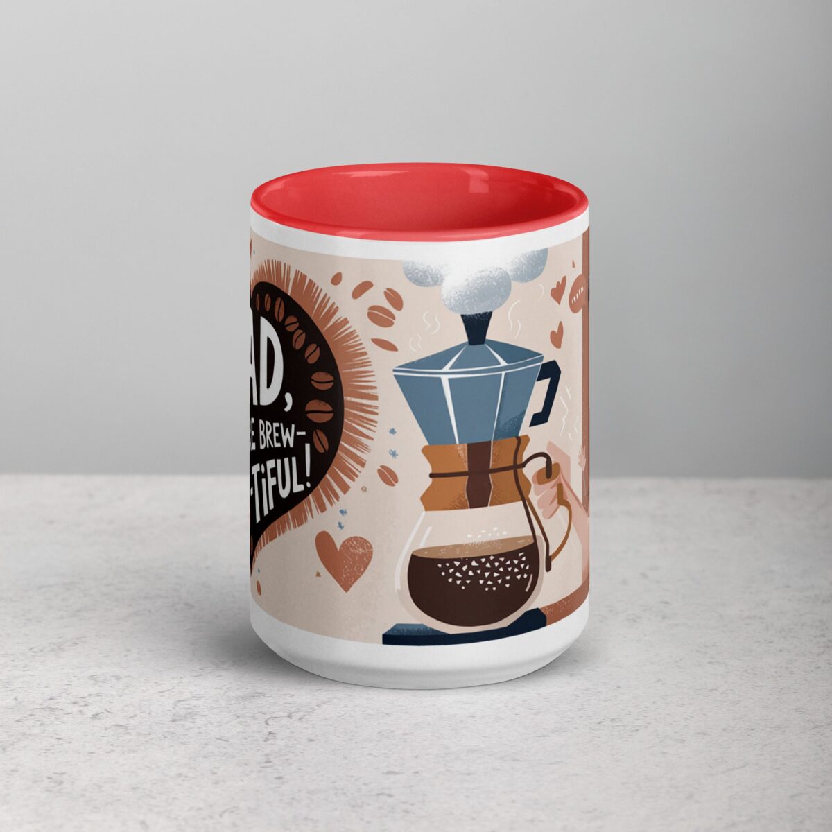 Dad, You’re Brew-tiful! Coffee Mug - Image 10