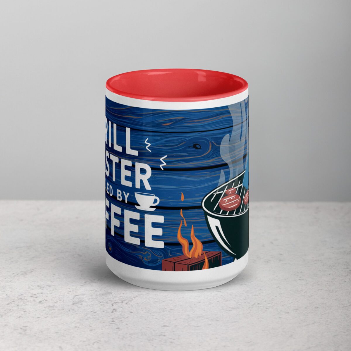 Grill Master Fueled by Coffee Dad Coffee Mug - Image 10