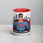 The Man, The Myth, The Legend... and His Coffee Dad Superhero Mug - Image 10