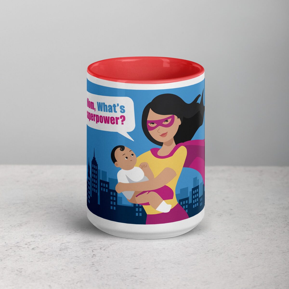 I’m a Mom, What’s Your Superpower? Coffee Mug - Image 10