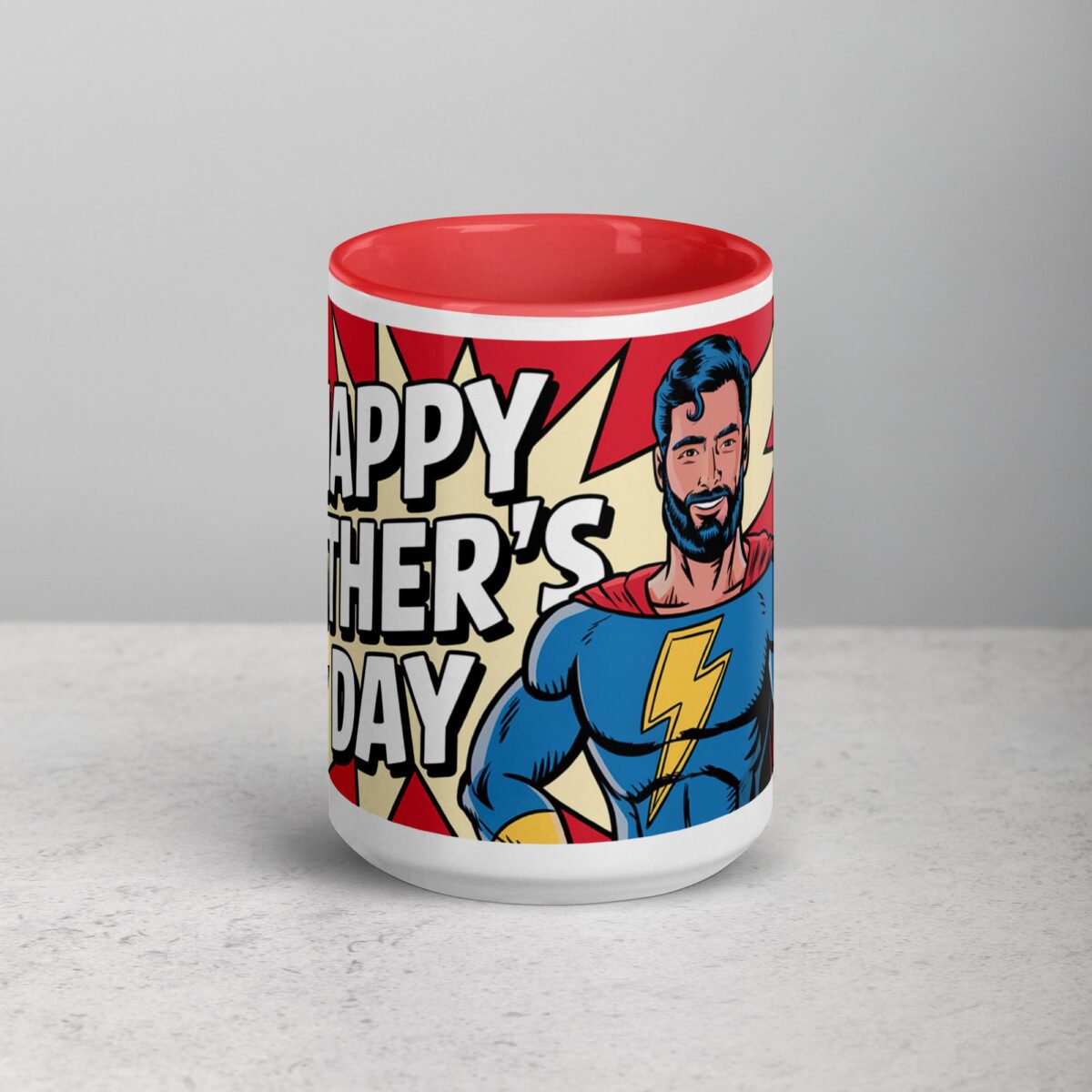 Happy Fathers Day Superhero Coffee Mug - Image 10