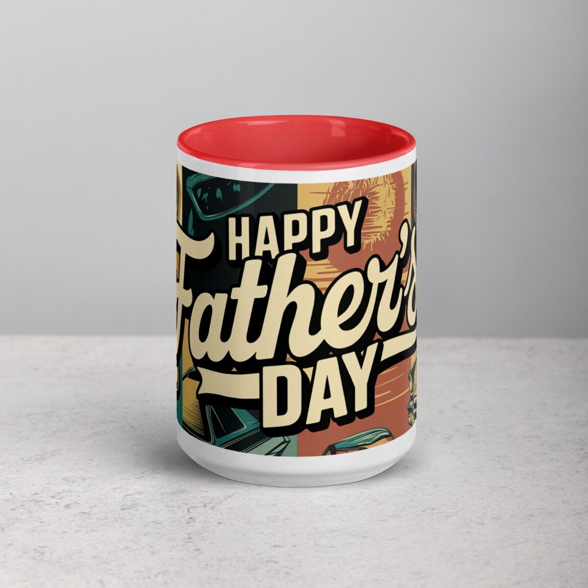 Happy Fathers Day Retro Coffee Mug - Image 10