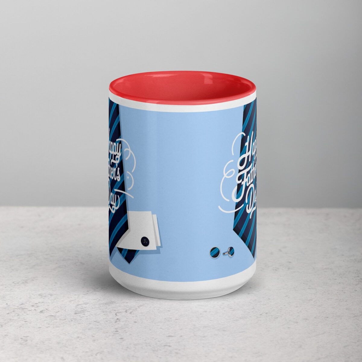 Happy Fathers Day Tie & Cufflinks Coffee Mug - Image 10