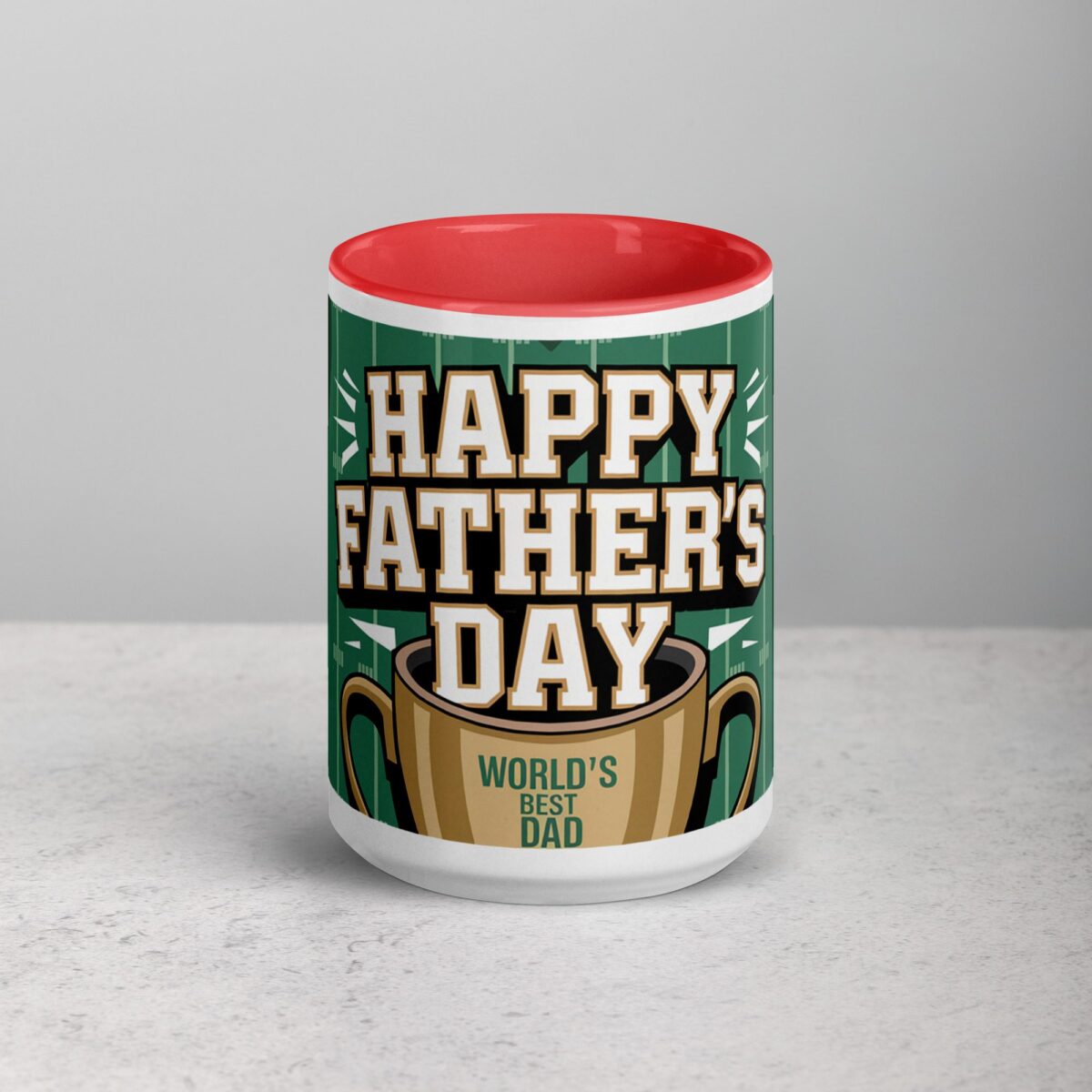 Happy Fathers Day Sports Theme Coffee Mug - Image 10