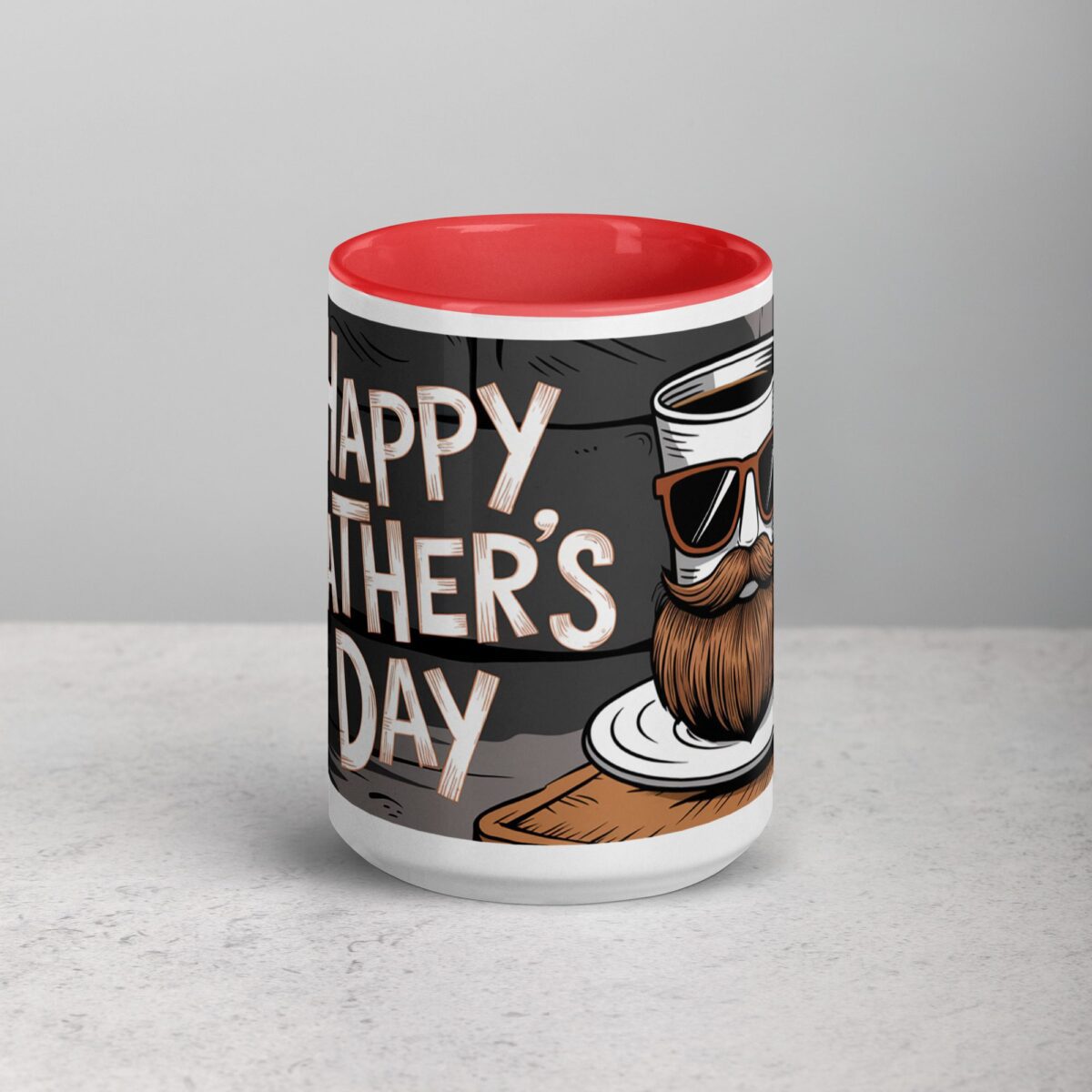 Happy Fathers Day Beard & Brew Coffee Mug - Image 10