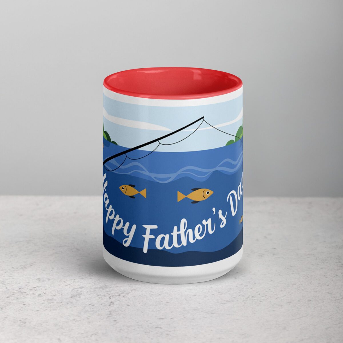 Happy Fathers Day Fishing Coffee Mug - Image 10