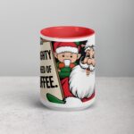 Naughty, Nice, and In Need of Coffee Christmas Mug - Image 10