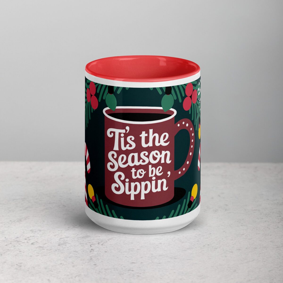 Tis the Season to Be Sippin Christmas Mug - Image 10