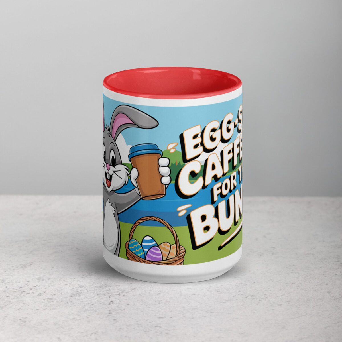 Egg-stra Caffeine for This Bunny Easter Coffee Mug - Image 10