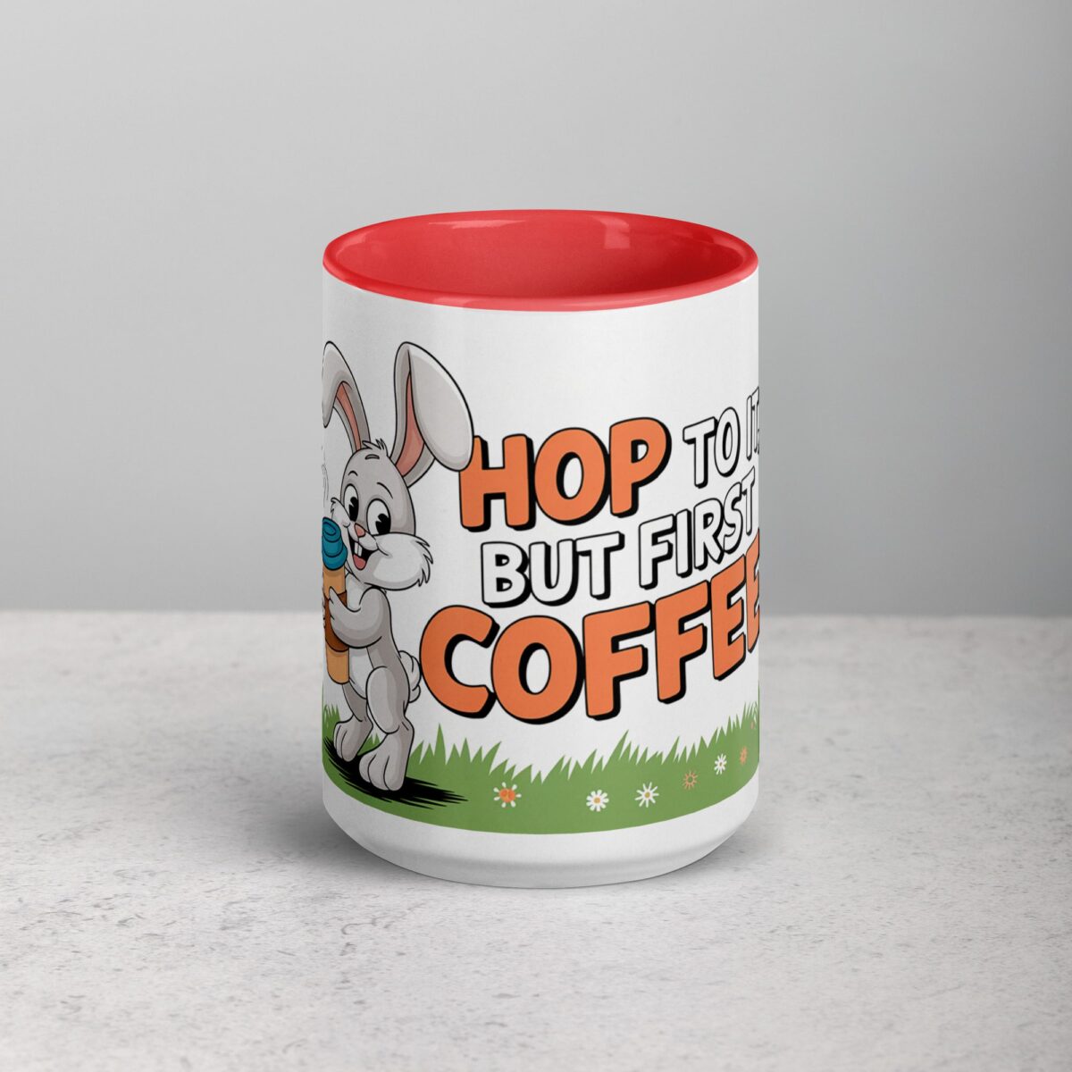 Hop To It, But First Coffee Easter Mug - Image 10