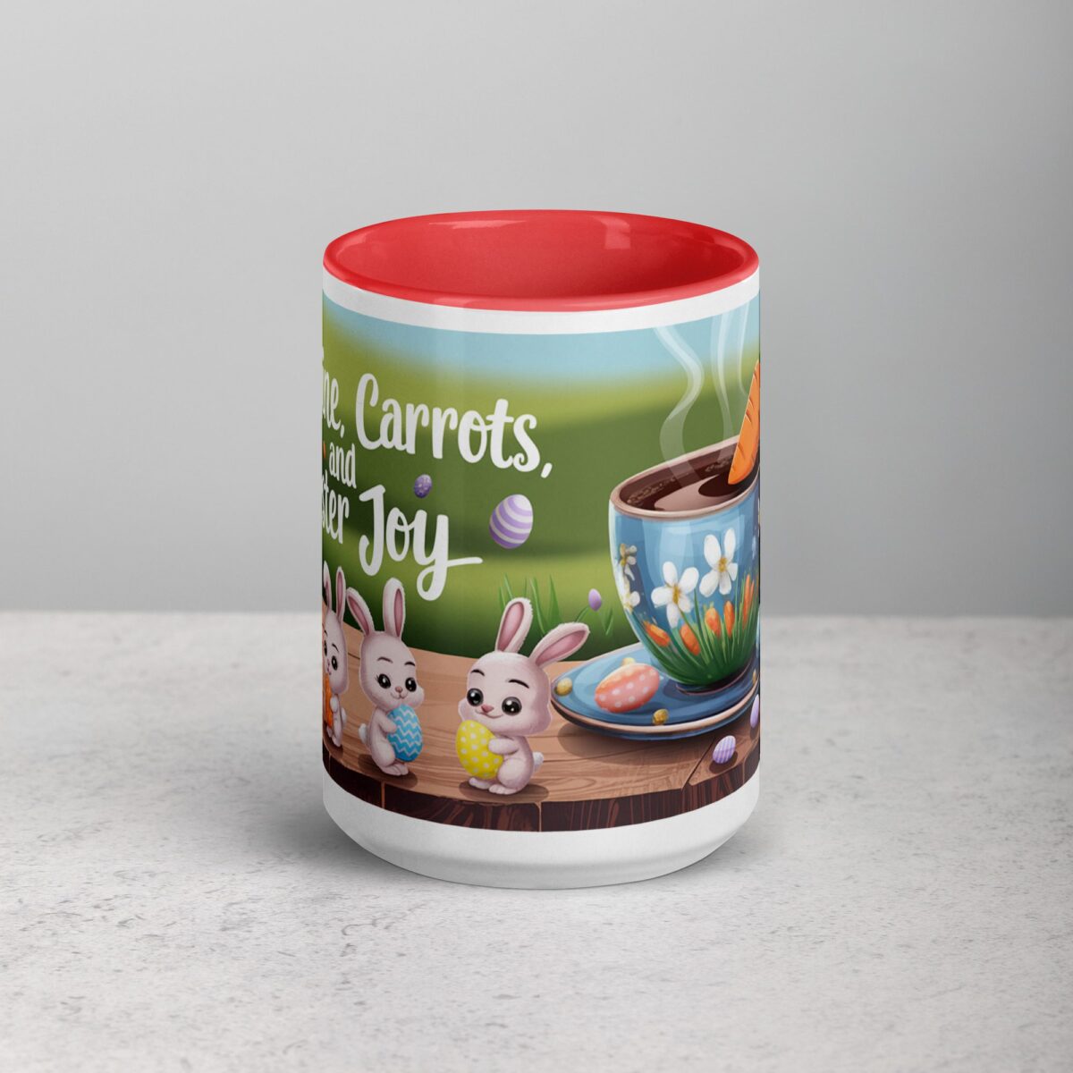 Caffeine, Carrots, and Easter Joy Coffee Mug - Image 10