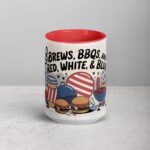 Brews, BBQs, & Red, White, & Blue Coffee Mug - Image 10