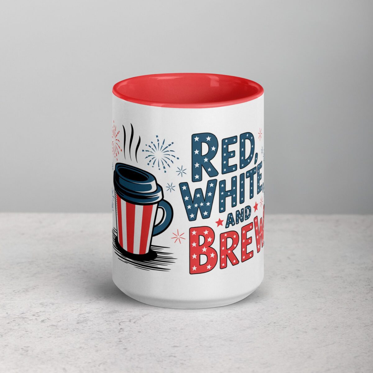 Red, White, and Brew July 4th Coffee Mug - Image 10