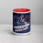 Freedom Brews Here Independence Day Mug - Image 10