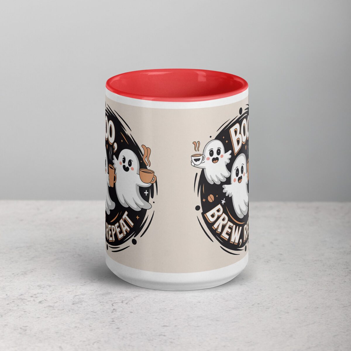 Boo, Brew, Repeat Halloween Coffee Mug - Image 10