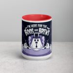 I’m Here for the Boos & Brews Ghost Coffee Mug - Image 10