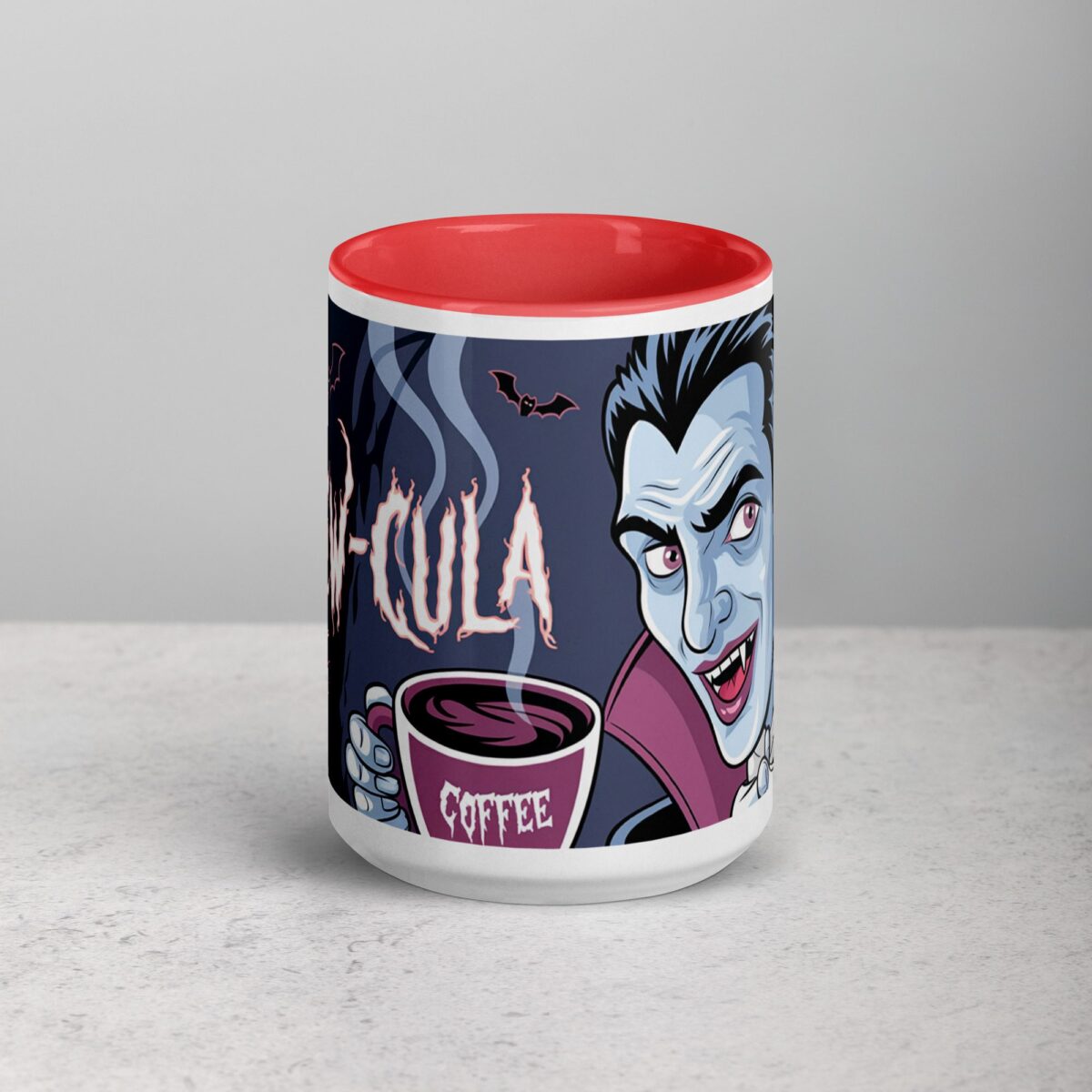 Brew-cula Halloween Dracula Coffee Mug - Image 10