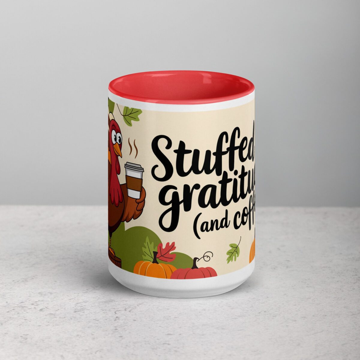 Stuffed with Gratitude (and Coffee) Thanksgiving Mug - Image 10
