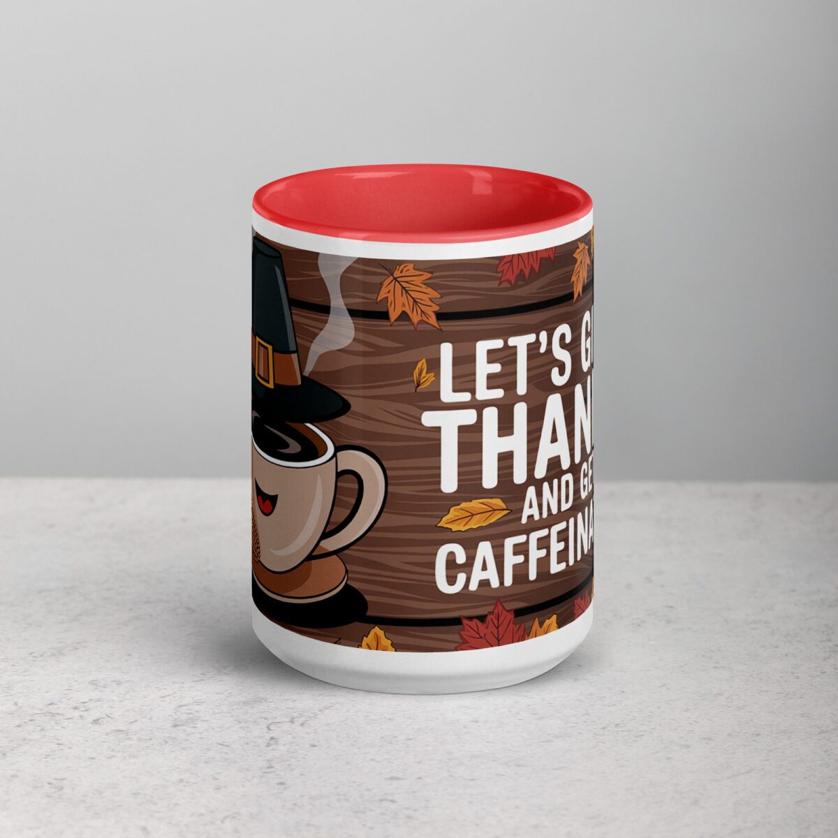 Let’s Give Thanks and Get Caffeinated Mug - Image 10