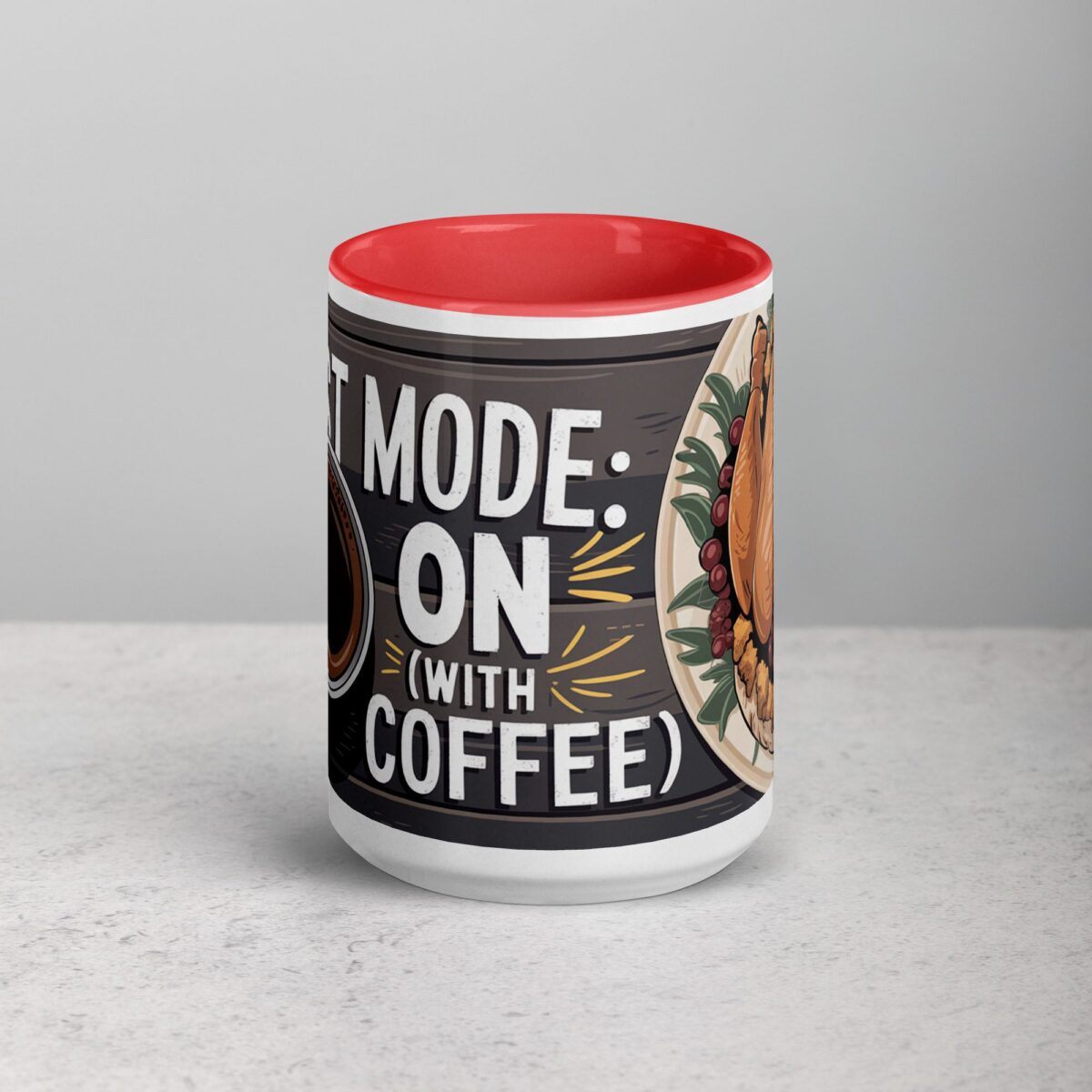 Feast Mode: ON (With Coffee) Thanksgiving Mug - Image 10