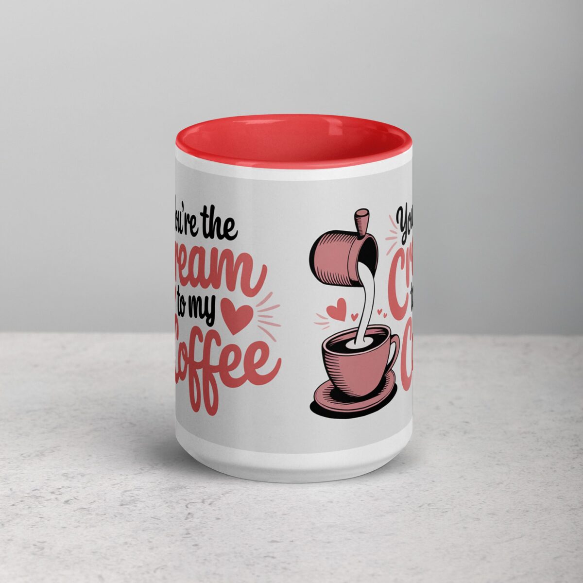 You’re the Cream to My Coffee Valentines Day Mug - Image 10