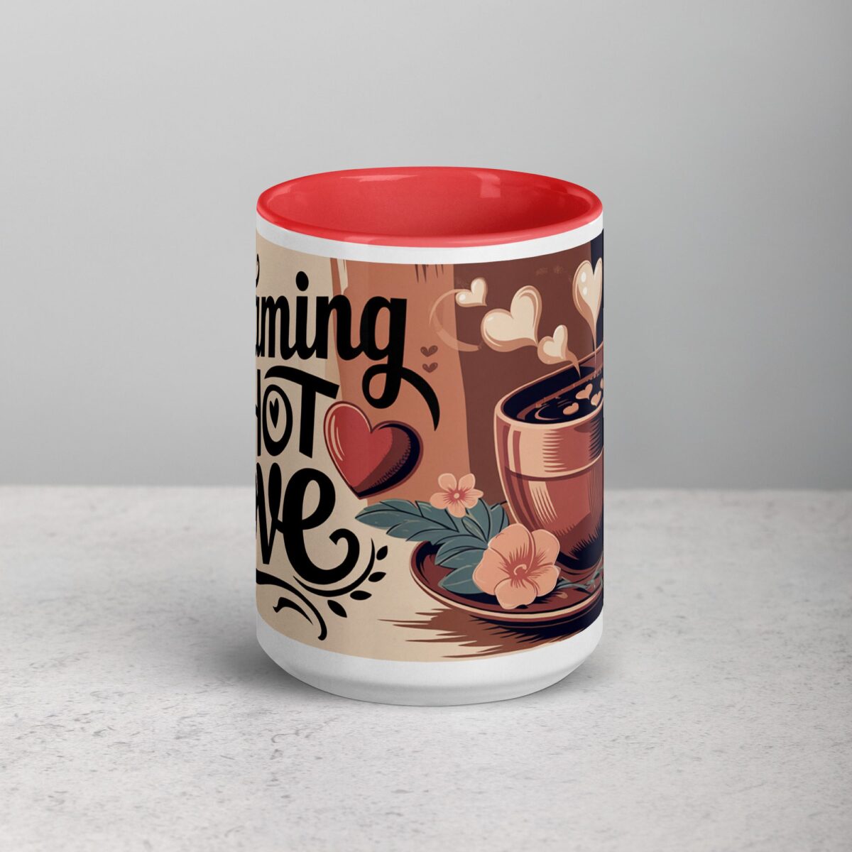 Steaming Hot Love Valentines Day Coffee Mug - Image 10