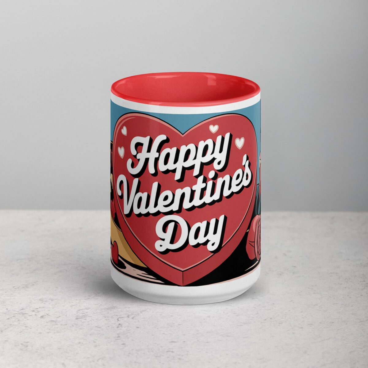 Happy Valentine's Day Retro Coffee Mug - Image 10