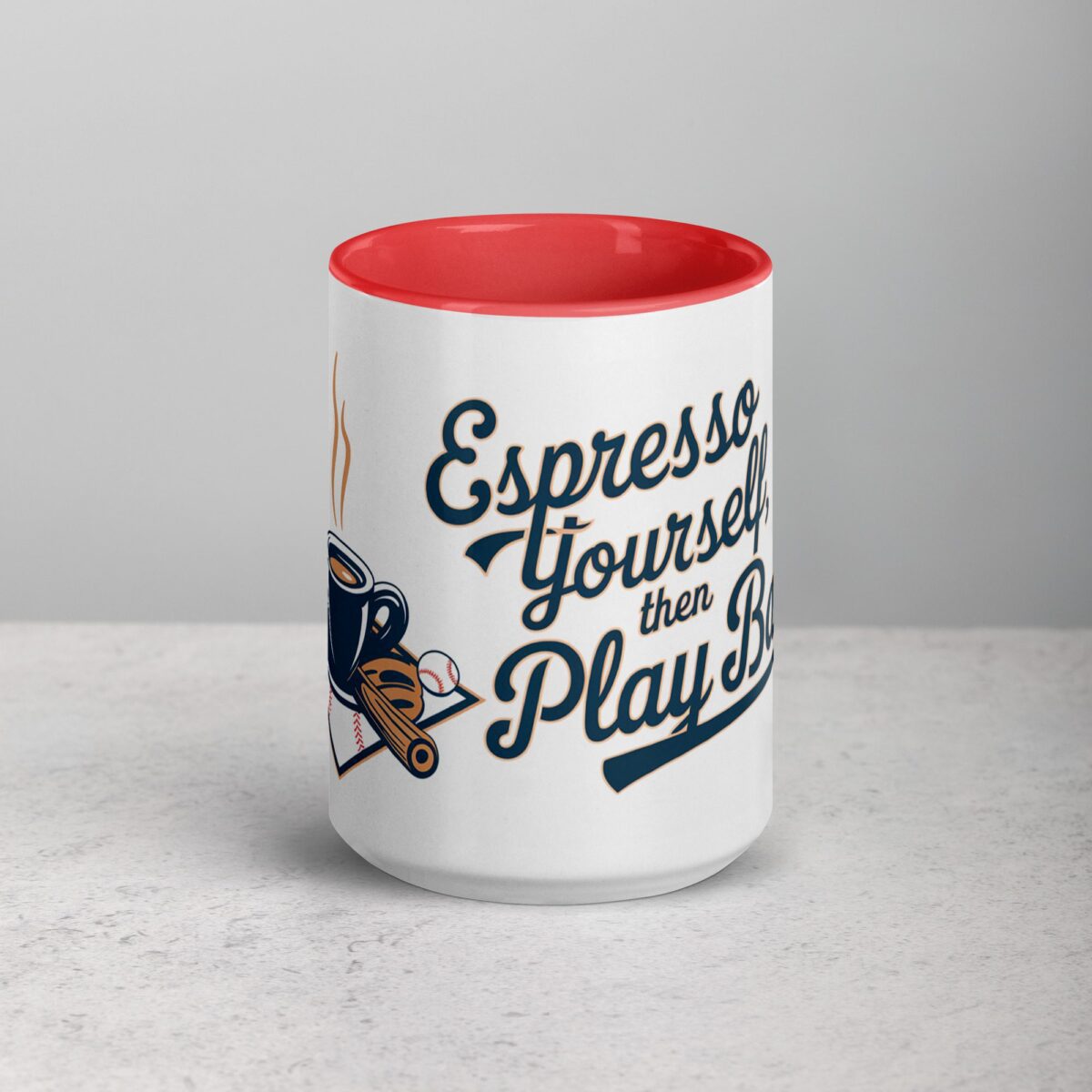 Espresso Yourself, Then Play Ball Coffee Mug & Tea Cup - Image 10