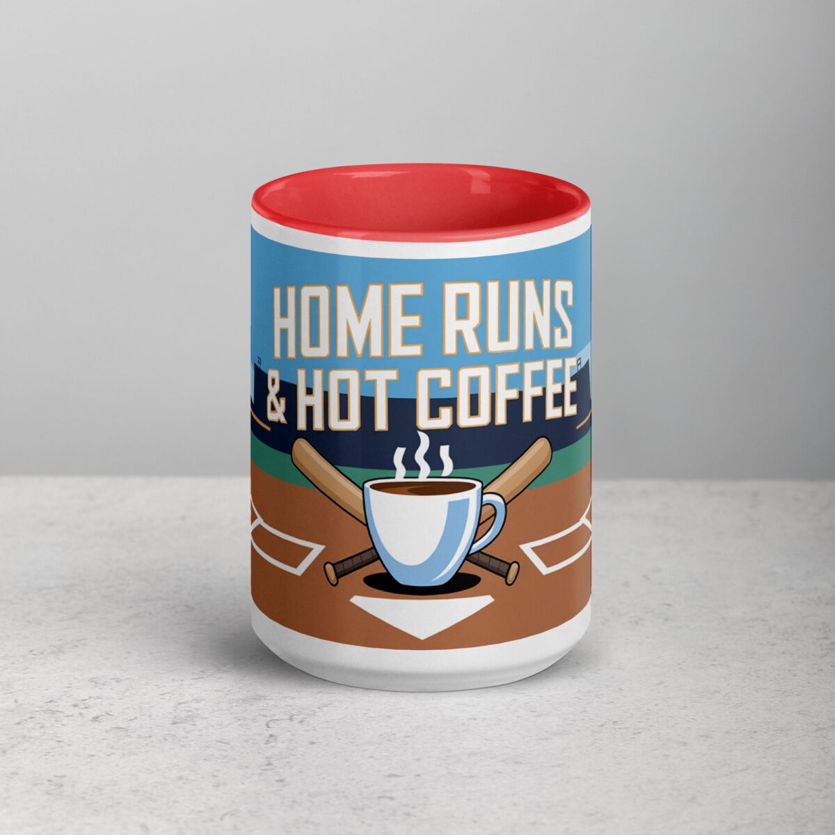 Home Runs & Hot Coffee Baseball Mug - Image 10